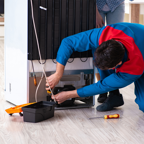 how much do you charge for refrigerator repair services in Woodlawn Beach FL